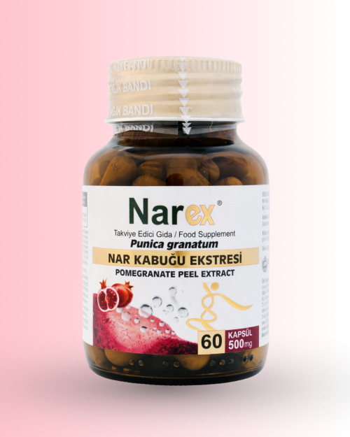 narex nar kabuğu ekstresi içeren takviye edici gıda